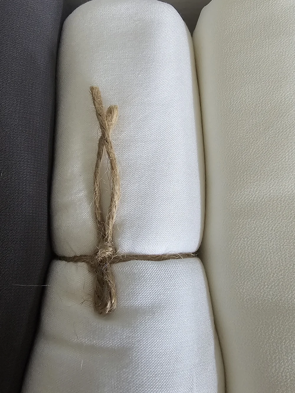Neutral Women's Scarf Set - Cream, White, Gray, Peach Charcoal NEW WITHOUT TAG